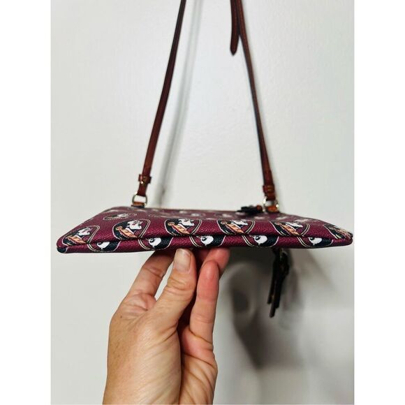 Dooney & Bourke Florida State Seminoles Triple Zip Crossbody Bag - Picture 6 of 9